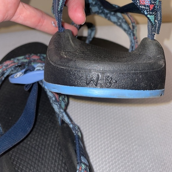 Chaco Women's 8 Sandals zcloud 2 trace eclipse adjustable blue Multicolor adjust - Picture 6 of 12